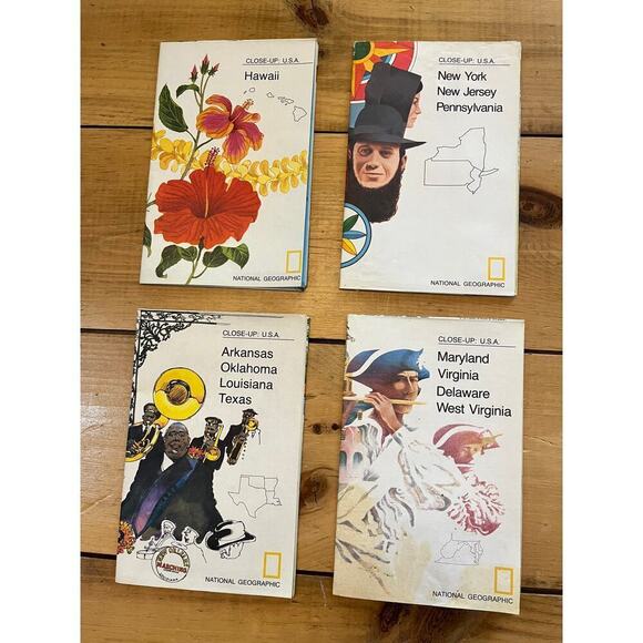 VTG 17 National Geographic CLOSE-UP USA Maps. 1970s. 2 are Canada. - Picture 3 of 5